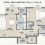 1BHK Floor Plan (1)